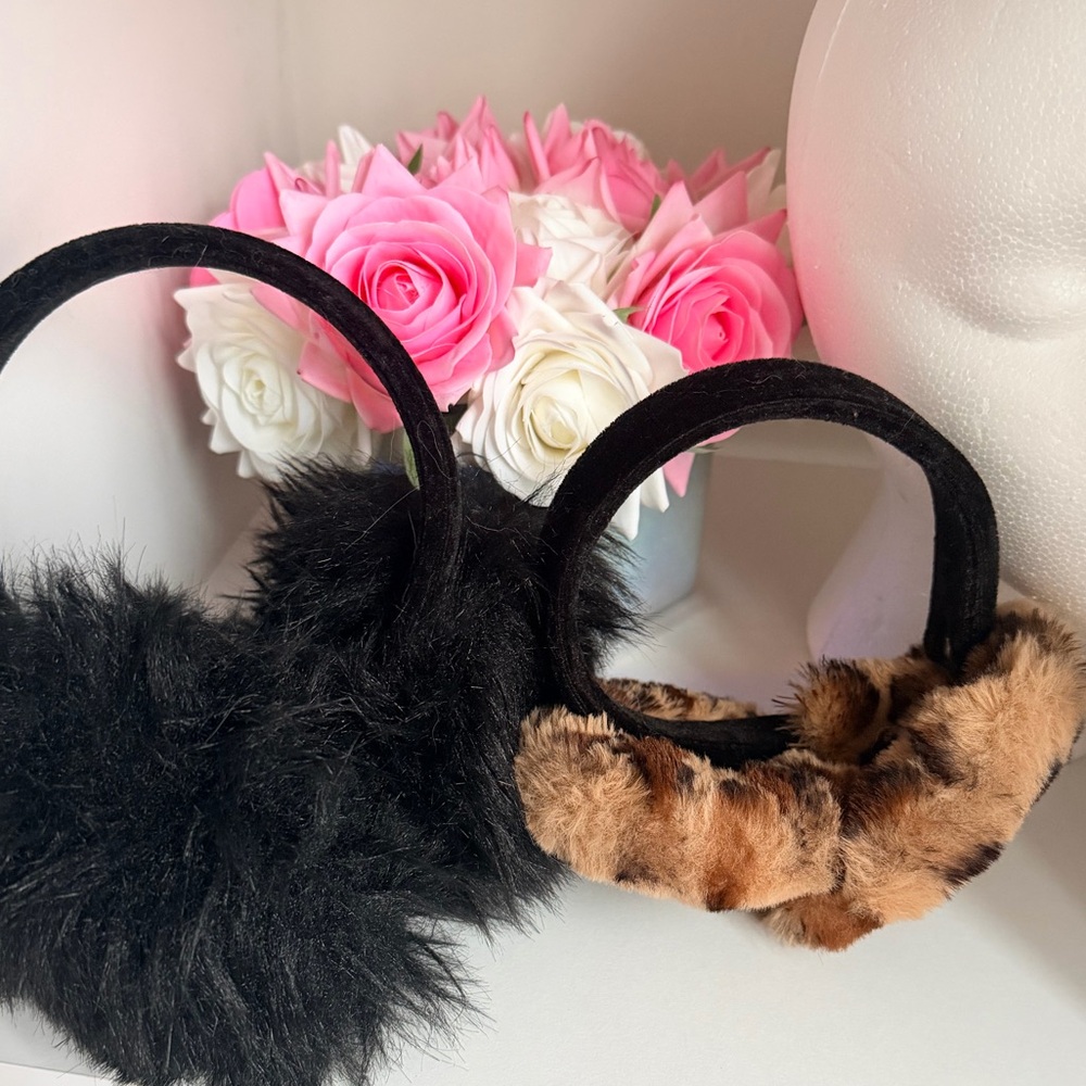 Bundle- 2 pairs ASOS fuzzy ear muffs